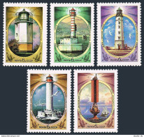 Russia 5107-5111, MNH. Michel 5239-5243. Lighthouses 1982. - Neufs