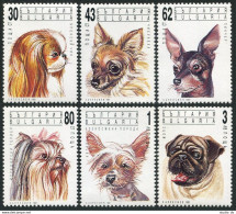Bulgaria 3635-3640,MNH.Michel 3929-3934. Dogs,1991.Japanese,Chihuahua,Pincher, - Nuevos