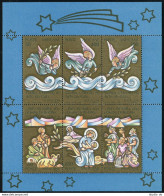 Vatican 825 Sheet, MNH. Michel 963-968 Bl.10. Christmas 1988. Angels, Shepherds,Magi - Unused Stamps