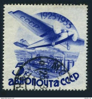 Russia C45 Unwmk, CTO. Michel 462Z. Soviet Civil Aviation, 10th Ann. 1934. - Gebraucht