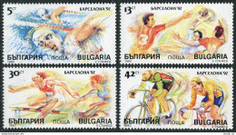 Bulgaria 3546-3549, 3550 Ab, MNH. Mi 3846-3849, Bl.211. Olympics Barcelona-1992. - Nuevos