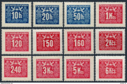 Czechoslovakia J70-J81,MNH.Michel P67-P78. Postage Due Stamps,1946-1948. - Segnatasse