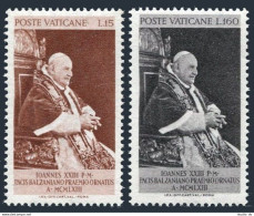 Vatican 360-361, MNH. Michel 427-428. Pope John XXIII. Baizan Peace Prize. - Ongebruikt