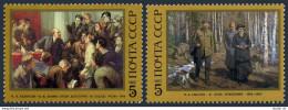 Russia 5549-5550,5551 Sheet,MNH.Michel 5702-5703,Bl.191. Vladimir Lenin-117.1987 - Ungebraucht