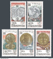 Czechoslovakia 2161-2165, MNH. Mi 2427-2431. Kremnica Mint,650th Ann.1978.Coins, - Ungebraucht