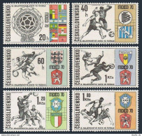 Czechoslovakia 1704-1709, MNH. Michel 1958-1963. World Soccer Cup Mexico-1970. - Ongebruikt