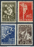 Bulgaria B18-B21, MNH. Mi 611-614. Postman,Lineman,Telephone Operator,Tower,1947 - Nuevos