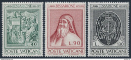 Vatican 528-530,MNH.Michel 610-612.Johannes Cardinal Bessarion,Patriarch,1972 - Ungebraucht