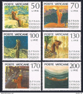 Vatican 607-612,MNH.Michel 695-700. St Francis Of Assisi,750th Death Ann.1977. - Unused Stamps
