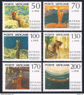 Vatican 607-612,MNH.Michel 695-700. St Francis Of Assisi,750th Death Ann.1977. - Neufs