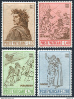 Vatican 410-413 Blocks/4 MNH. Michel 477-480. Dante Alighieri, 700, 1965. Raphael. - Unused Stamps