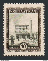 Vatican 20, MNH. Michel 22. Vatican Palace And Obelisk,Fountain,1933. - Ungebraucht