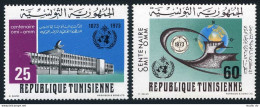 Tunisia 620-621, MNH. Mi 824-825. Meteorological Cooperation-100, 1973.Institute - Tunisia (1956-...)