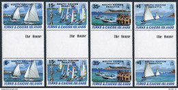 Turks & Caicos 463-466 Gutter, MNH. Michel 513-516. South Caicos Regatta, 1981. - Turks & Caicos