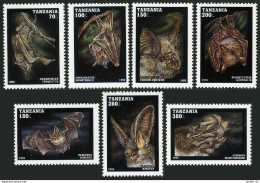 Tanzania 1396-1402,1403,MNH.Michel 2086-2093 Bl.286. Bats 1995. - Tansania (1964-...)