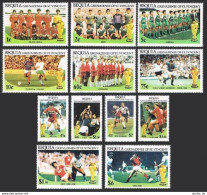 St Vincent Bequia 218-229,MNH.Mi 196-199. World Soccer Cup Mexico-1986.Teams. - St.Vincent (1979-...)