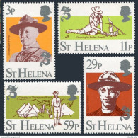 St Helena 378-381,MNH.Michel 367-370. Scouting Year 1982.Lord Baden-Powell. - Sint-Helena