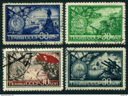 Russia 911-914, CTO. Mi 995-998. WW II Towns-Heroes,1944. Stalingrad, Sevastopol - Used Stamps