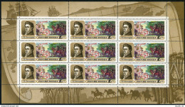 Russia 6089a Sheet,MNH.Michel 250 Klb. Explorer G.I.Langsdorf,Brazil.1992. - Ungebraucht