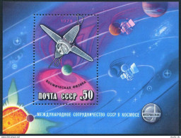 Russia 4669, MNH. Michel 4734 Bl.129. Intercosmos Program, 1978, Prognoz. - Unused Stamps