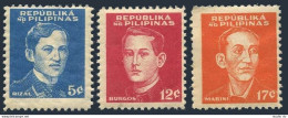 Philippines N32-N34,MNH.Mi 38-40. Japan Occupation Stamps 1944.Apolinario Mabini - Philippines