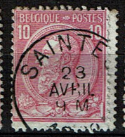 46  Obl  Saintes  + 8 - 1884-1891 Leopold II.