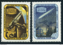 Russia 1957-1958,MNH. Geophysical Year 1957-1958. Telescope, Comet, Observatory. - Unused Stamps