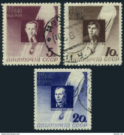 Russia C50-C52, CTO. Michel 480A-482A. Victims Of The Stratosphere Disaster,1934 - Gebruikt