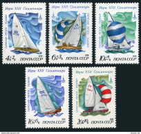 Russia B79-B83, MNH. Mi 4781-4785. Olympics Moscow-1980. Regatta-Tallinn. 1978. - Neufs