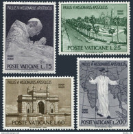 Vatican 400-403, MNH. Michel 467-470. Trip Of Pope Paul VI To India, 1964. - Unused Stamps