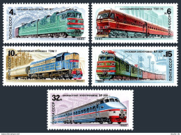 Russia 5044-5048, MNH. Michel 5175-5179. Diesel, Electric Locomotives, 1982. - Nuovi