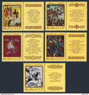 Russia 5789-5793, MNH. Mi 5971-5975. Folklore 1989. Legends Of Georgia,Latvia, - Unused Stamps