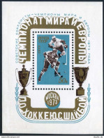 Russia 4082, MNH. Michel Bl.87. World Ice Hockey-1973. Soviet Victory. - Neufs