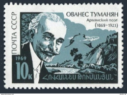 Russia 3633, MNH. Michel 3660. Hovannes Tumanian, Armenian Poet, 1969. - Ungebraucht