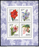 Russia 3929 Ad Sheet, MNH. Michel Bl.73. Flowers 1971. - Neufs