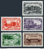 Russia 1430-1434 Reprint 1955,MNH.Michel 1433-1437. Uzbek Republic,25th Ann.1950 - Ungebraucht