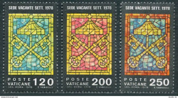 Vatican 638-640,MNH.Michel 729-731. Papal Chamberlain's Insignia ,Keys, 1978. - Unused Stamps