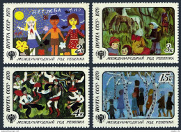 Russia 4772-4775, MNH. Michel 4878-4881. Year Of Child, IYC-1979. Drawings. - Neufs