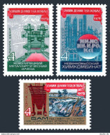 Russia 4380-4382, MNH. Mi 4414-4416. October Revolution-58, 1975. Industries. - Neufs