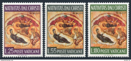 Vatican 458-460, MNH. Michel 533-535. Christmas 1967, Nativity, 9th Century. - Unused Stamps