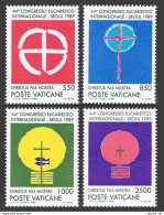 Vatican 838-841,MNH.Michel 984-987. 44th Eucharistic Congress,Seoul 1989. - Ungebraucht