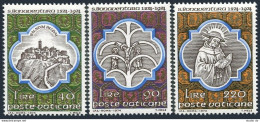 Vatican 558-560, MNH .Michel 643-645. Woodcuts;St Bonaventure, Philosopher, 1974. - Unused Stamps