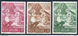 Vatican 420-422, MNH. Michel 487-489. Christmas 1965, Peruvian Nativity Scene - Unused Stamps