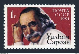 Russia 6002, MNH. Michel 6201. William Saroyan, USA/Armenian Writer. 1991. - Unused Stamps