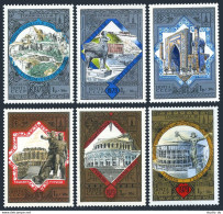 Russia B121-B126, MNH. Michel 4872-4877. Olympics Moscow-1980, Tourism 1979. - Unused Stamps