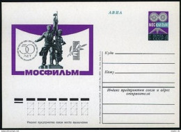 Russia PC Michel 18. Mosfilm Studio,50th Ann.1974.Monument. - Covers & Documents