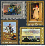 Russia 4936-4939, MNH. Mi 5067-5070. Paintings 1981. Ivanov, Roubeau, Wrubel,Ge. - Unused Stamps
