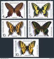 Russia 5525-5529,MNH.Michel 5678-5682. Butterflies,1987. - Nuovi