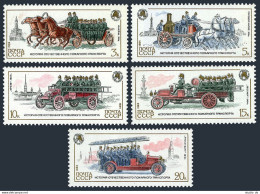 Russia 5319-5323, MNH. Michel 5461-5465. Russian Fire Vehicles, 1984. - Nuovi