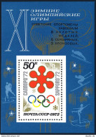 Russia 3961,MNH.Michel Bl.75. Olympics Sapporo-1972.Victories Of USSR Athletes. - Neufs